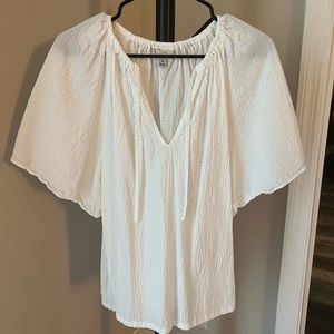 A New Day flowy white top Size XL